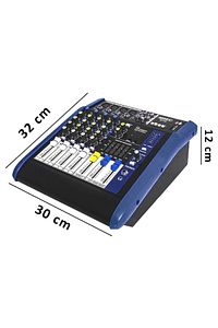 Mp-700 Power Mikser Amfi 2x350w 4 Kanal Dsp Efekt Eq Usb ürün fotoğrafı