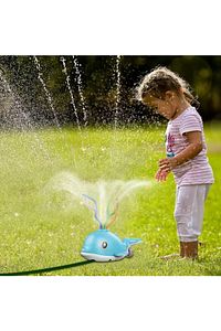 Dolphin 360° Çift Başlıklı Model Su Fıskiyesi Banyo Bahçe Plaj Havuz Oyuncağı Su Fışkırtma Sprinkler ürün fotoğrafı