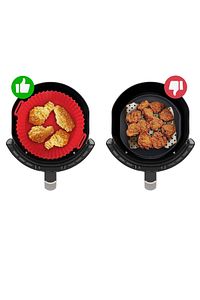 Airfryer Silikon Pişirme Kabı - Hava Fritözü Kabı -airfryer Aksesuar - Tüm Airfryer'lara Uyumlu ürün fotoğrafı