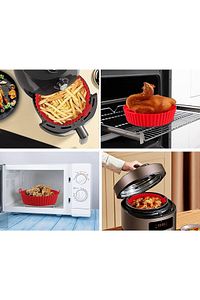 Airfryer Silikon Pişirme Kabı - Hava Fritözü Kabı -airfryer Aksesuar - Tüm Airfryer'lara Uyumlu ürün fotoğrafı