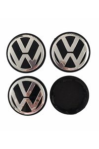 Volkswagen Passat-jetta Orjinal Tip Jant Göbeği 55-65mm Ve Kapı Köşe Lastiği Seti ürün fotoğrafı