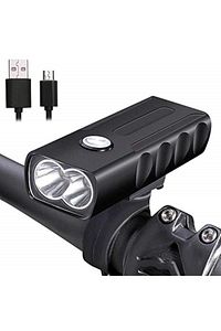 1000 Lümen Usb Şarjlı Bisiklet Ön Far Işık Fener Kablo ürün fotoğrafı