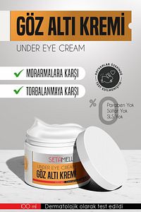 Göz Altı Torba Ve Morluk & Koyu Halka Karşıtı Yoğun Nemlendirici Göz Altı Aydınlatıcı Krem 100 ml ürün fotoğrafı