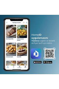 3000 Serisi Airfryer Çift Hazneli, Rapid Air Plus Teknolojisi, 8 Ayarlı Dijital Ekran, NA350/00 ürün fotoğrafı
