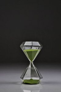 Diamond Kum Saati, Adaçayı Yeşili Dekor Ürünleri, 60 Dakika Kum Saati, Yeni Ev Taşınma Hediyesi ürün fotoğrafı