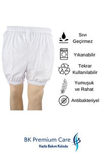 Sıvı Geçirmez Yıkanabilir Hasta Bezi Külodu - Tam Koruma Ve Konfor ürün fotoğrafı