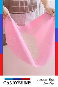 Silikon Hamur Açma Matı Büyük Boy 50x40 Cm ürün fotoğrafı