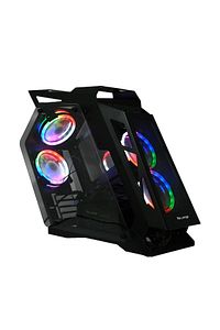 Darth Vader 4 Rgb Fanlı Şeffaf Temperli Cam Robotik Gaming Oyuncu Bilgisayar Kasası ürün fotoğrafı