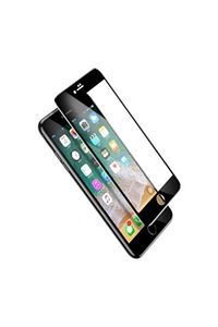 Iphone 6 Plus 7 Plus 8 Plus 5d Kavisli Full Kırılmaz Cam Ekran Koruyucu Siyah ürün fotoğrafı