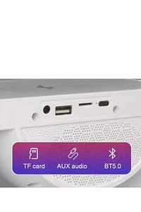 Akıllı Gece Lambası Speaker Bluetooth Hoparlör Kablosuz Şarj Rgb Masa Lambası Yatak Odası Dekor ürün fotoğrafı