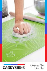 Silikon Hamur Açma Matı Büyük Boy 50x40 Cm ürün fotoğrafı