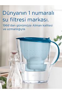 Marella XL 3x Maxtra Pro All-In-1 Filtreli Su Arıtma Sürahisi - Mavi 3,5 lt ürün fotoğrafı