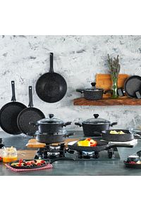 Wesen Yanmaz Yapışmaz Kare Grill Tava 28cm 1 Parça Gri ürün fotoğrafı