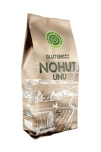 Glutensiz Kepekli Çiğ Nohut Unu 1 Kilogram Vegan Sağlıklı Doğal Katkısız ürün fotoğrafı