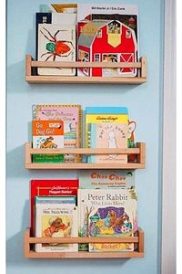 Montessori Kitaplık Çocuk Bebek Odası Duvar Rafı Ahşap Kitaplık Raf 3 Adet 50 Cm ürün fotoğrafı