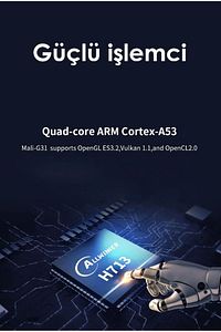 Taşınabilir Sinema Projektörü 1280 * 720P Ev Sineması Bluetooth Android 11 Akıllı Projeksiyon Wifi ürün fotoğrafı