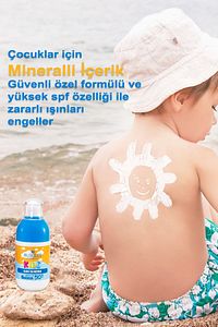 Yüksek Güneş Koruyucu Çocuk Kremi Spf 50+ 100 ml ürün fotoğrafı