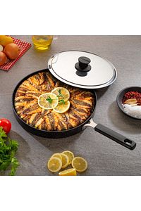 Fish Pan Kapaklı Balık Tavası 32 cm-2 Parça ürün fotoğrafı