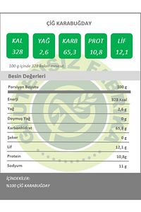 Glutensiz Çiğ Karabuğday (TANE) 1kg Analizli Sağlıklı Doğal Katkısız ürün fotoğrafı