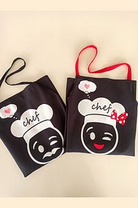 Ays Home Yeni Chefs Ikili Leke Tutmaz Mutfak Önlüğü Seti ürün fotoğrafı
