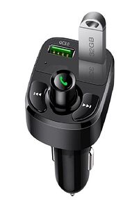 Carx8 Araç Fm Transmitter Bluetooth Usb Mp3 Sd Kart Çakmaklık Girişli Oto Müzik Çalar Kiti 2022 ürün fotoğrafı