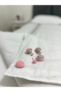 4 Adet Pembe Yorgan Kılıfı Ve Çarşaf Tutucu Sabitleyici Yastık Nevresim Sabitleyici Düzenleyici ürün fotoğrafı