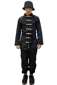 Dövüş Spor Kıyafetleri/kungfu Kıyafeti/spor Giyim Uzun Düz Kollu Üçlü Set Ust Alt Kemer Kungfu Giyim ürün fotoğrafı