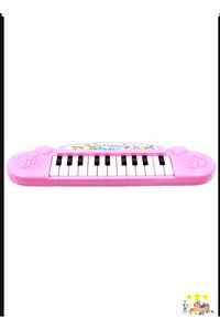 Eğitici Oyuncaklar Pilli Mini 22 Tuşlu Org Oyuncak Pembe Piano Org Oyuncak ürün fotoğrafı