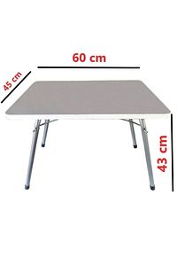 Katlanır Masa Balkon Bahçe Kamp Masası Piknik Masası 45x60 Cm - Çam ürün fotoğrafı
