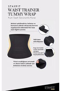 Waist Trainer Bel Inceltici Yağ Yakıcı Sıkılaştırıcı Kum Saati Bel Korsesi - Unisex ürün fotoğrafı