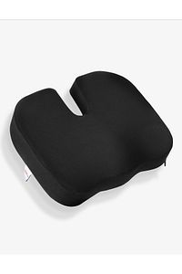 Ortopedik Oturma Minderi Hemeroid Kuyruk Sokumu Coccyx Oturma Minderi Visco Minder Siyah ürün fotoğrafı