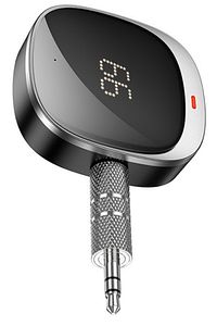 Dijital Göstergeli Kablosuz Bluetooth 5.3 Araç içi FM Transmitter ürün fotoğrafı
