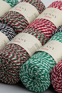 Premium 200 Metre 200 G Kırmızı Beyaz Paket Ip Hediye Paketleme Ipi Marteniçka Ipi Twine Baker ürün fotoğrafı