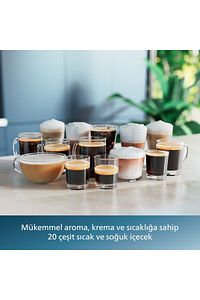 5500 Serisi LatteGo Tam Otomatik Espresso Makinesi, 20 Sıcak ve Soğuk İçecek, EP5543/80 ürün fotoğrafı