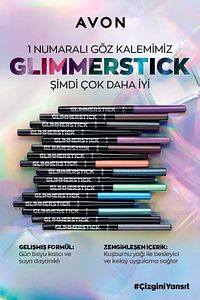 Glimmersticks Asansörlü Açılıp Kapanabilen Göz Kalemi Blackest Black ürün fotoğrafı