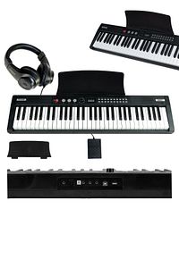 Midex Ps4000bk-set Tuş Hassasiyetli 61 Tuşlu Org Bluetooth Usb Midi ürün fotoğrafı