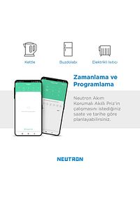 Akıllı Wi-fi Destekli 16a Uzaktan Kontrollü Akım Korumalı Tekli Priz - Uygulama Üzerinden Kontrol ürün fotoğrafı