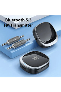 Dijital Göstergeli Kablosuz Bluetooth 5.3 Araç içi FM Transmitter ürün fotoğrafı