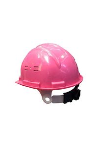 Pembe Baret Ayarlanabilir Başlıklı Mühendis Baret Kadınlara Özel ürün fotoğrafı