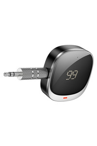 Dijital Göstergeli Kablosuz Bluetooth 5.3 Araç içi FM Transmitter ürün fotoğrafı