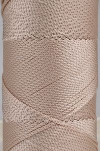 2 Mm - 200 gr Polyester Makrome Ipi Sütlü Kahve 230 M Polyester Makrome Ip Supla Ip Ve Çanta Ipliği ürün fotoğrafı