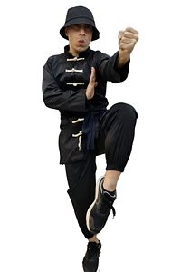 Dövüş Spor Kıyafetleri/kungfu Kıyafeti/spor Giyim Uzun Düz Kollu Üçlü Set Ust Alt Kemer Kungfu Giyim ürün fotoğrafı