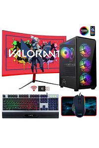 Tx45 I7 860 8gb Ram 256gb Ssd 4gb Ekran Kartı 23.6" Curved 100Hz Oyuncu Masaüstü Bilgisayarı ürün fotoğrafı