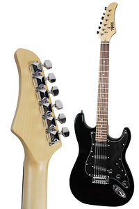 Rph-30bk Gül klavye Strat Kasa Sss Elektro Gitar Seti ürün fotoğrafı