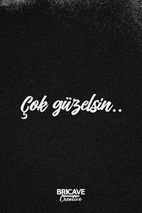 Çok Güzelsin Güneşlik Ayna Yazısı Araba-Motosiklet Cam Etiket Sticker 7,2x1,8cm ürün fotoğrafı