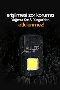 Şarjlı Çakmak USB Şarjlı LED Fener M Serisi Kamp Çakmağı COB Led CE Rüzgardan Etkilenmez ürün fotoğrafı