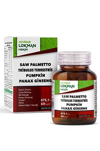 Saw Palmetto Cüce Palmiye, Tribulus Terrestris - Demir Dikeni, Kabak Çekirdeği Tohumu, Panax Ginseng ürün fotoğrafı