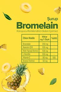 Bromelain Ananas İçeren Detox Şurubu ürün fotoğrafı