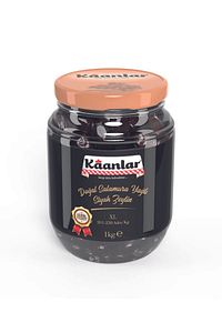 Doğal Salamura Yağlı Siyah Zeytin Premium 1000 gr ( 201-230) ürün fotoğrafı