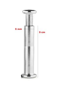 8 adet Paten Teker Bağlantı Parçaları Aks Erkek ve Dişi Vidalar 6 mm x 9 cm Paten Yedek Parçası Vida ürün fotoğrafı